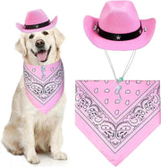 Cat Cowboy Costume Cat Cowboy Hat And Bandana Set Cat Halloween Costumes Cowboy Cat Pet Costume Funny Halloween Costumes For Cats Kittens Pets