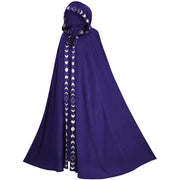 Hooded Cloak Medieval Renaissance 5 Color Printed Cloak Halloween Cosplay Costume New Fashion Festival Play Costume Halloween Costumes